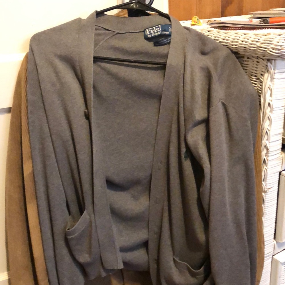 Polo Ralph Lauren grey cardigan